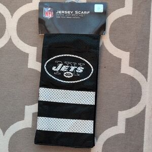 NFL New York Jets Jersey Scarf with Pocket NWT